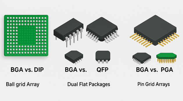 BGA vs. Other IC Packaging